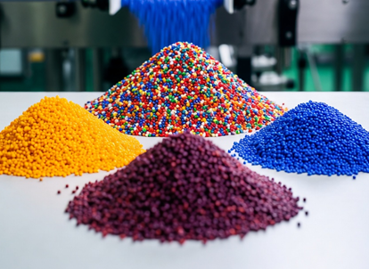 Renkli granül ürün görseli